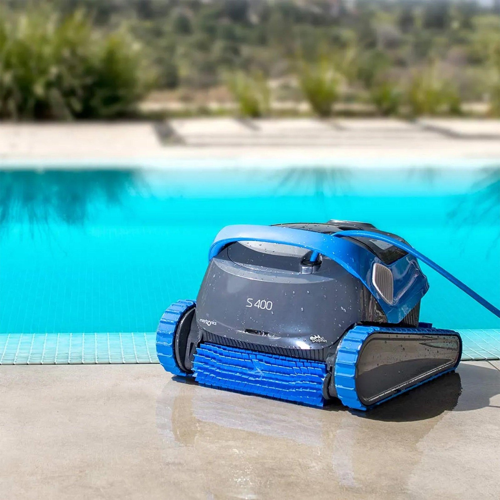 Maytronics Dolphin S400 Robotic Pool Cleaner With MyDolphin Plus App Control and