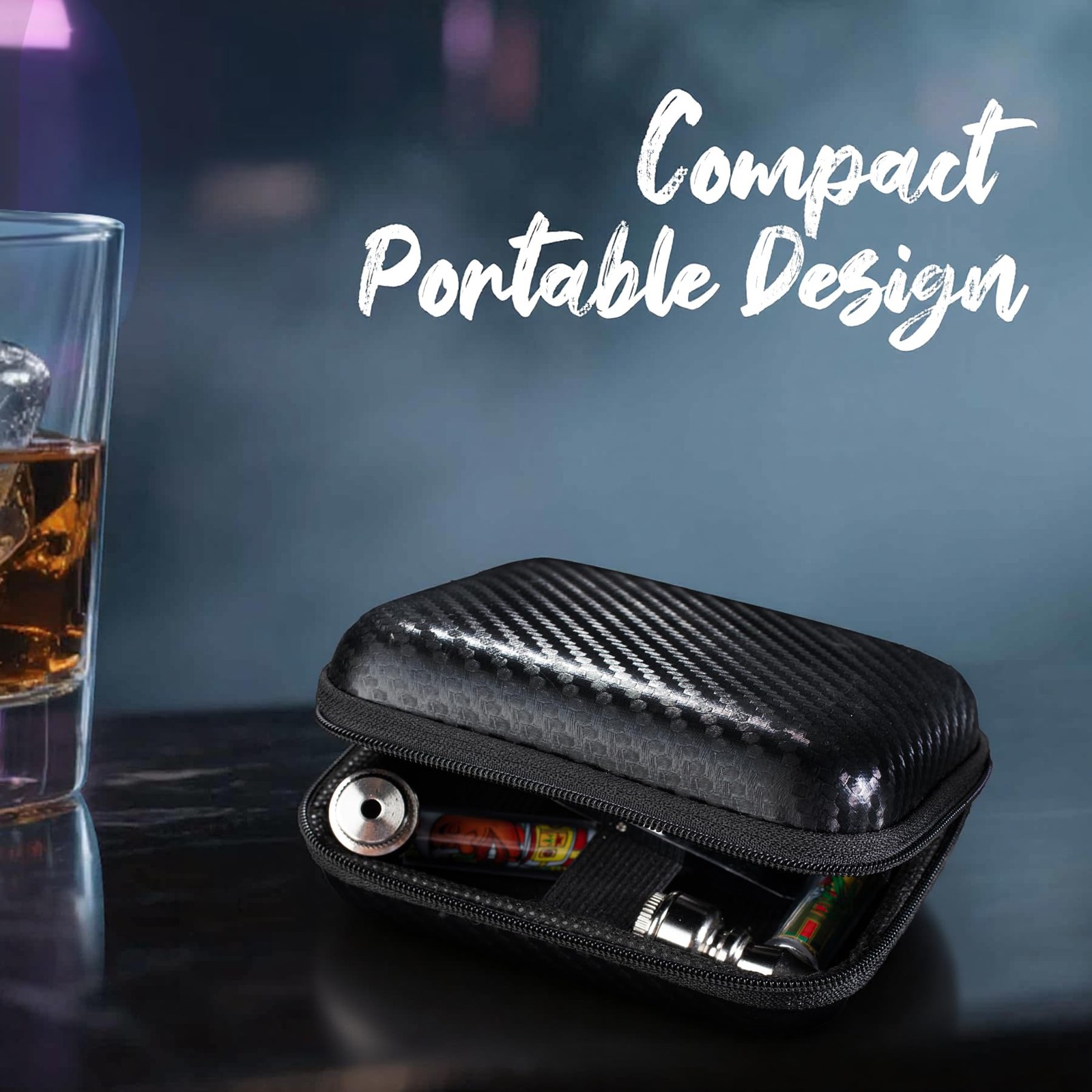 SPIPER Tobacco Pipe Set –Portable Detachable Smoking Pipe, Travel Metal