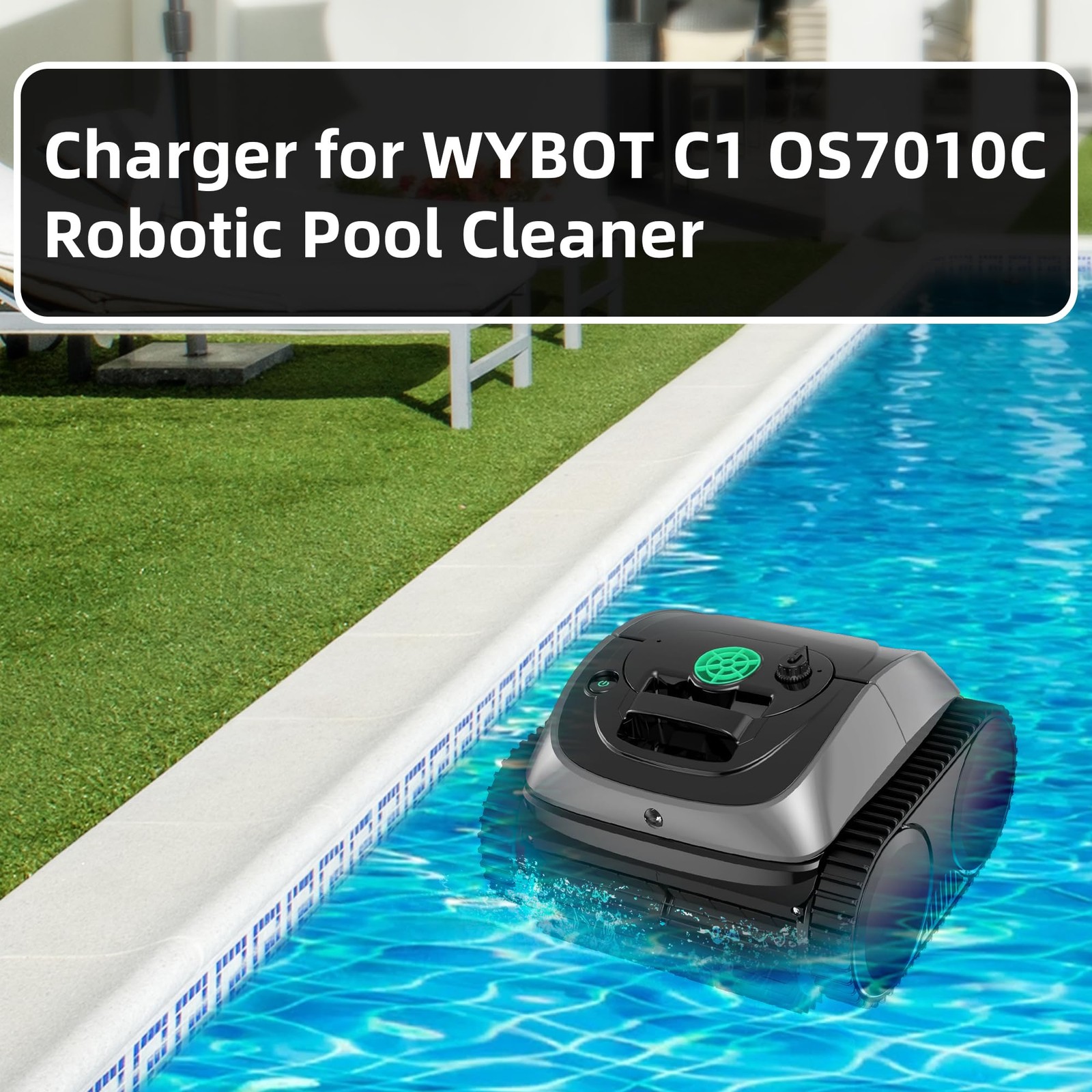 Robotic Pool Vacuum Charger, Compatible Power Cord for Cordless Cleaners