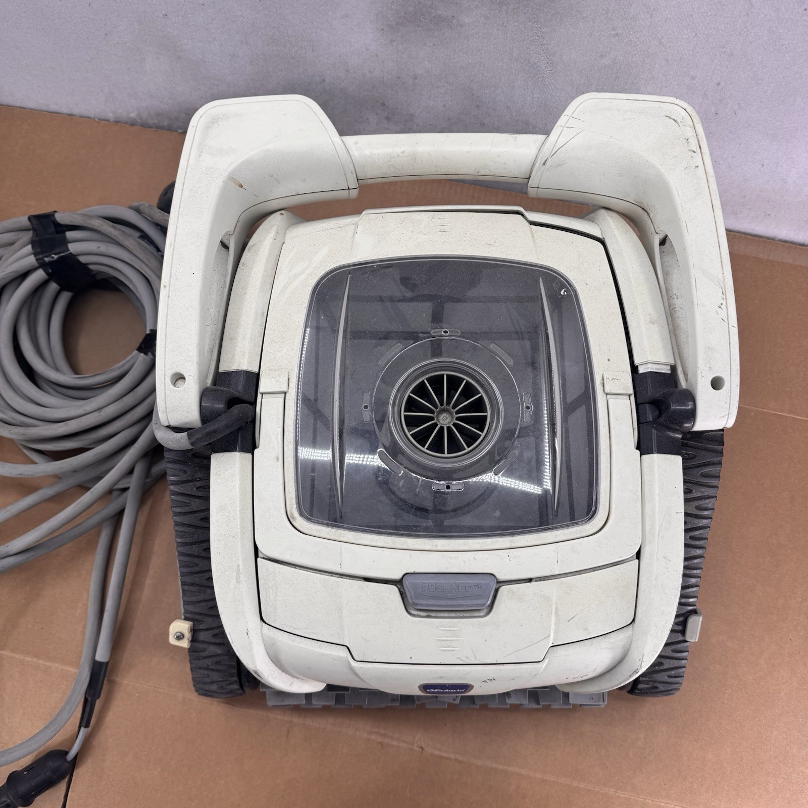 Polaris Zodiac P825 Robotic Pool Cleaner Untested For Parts Repair w/ Cable