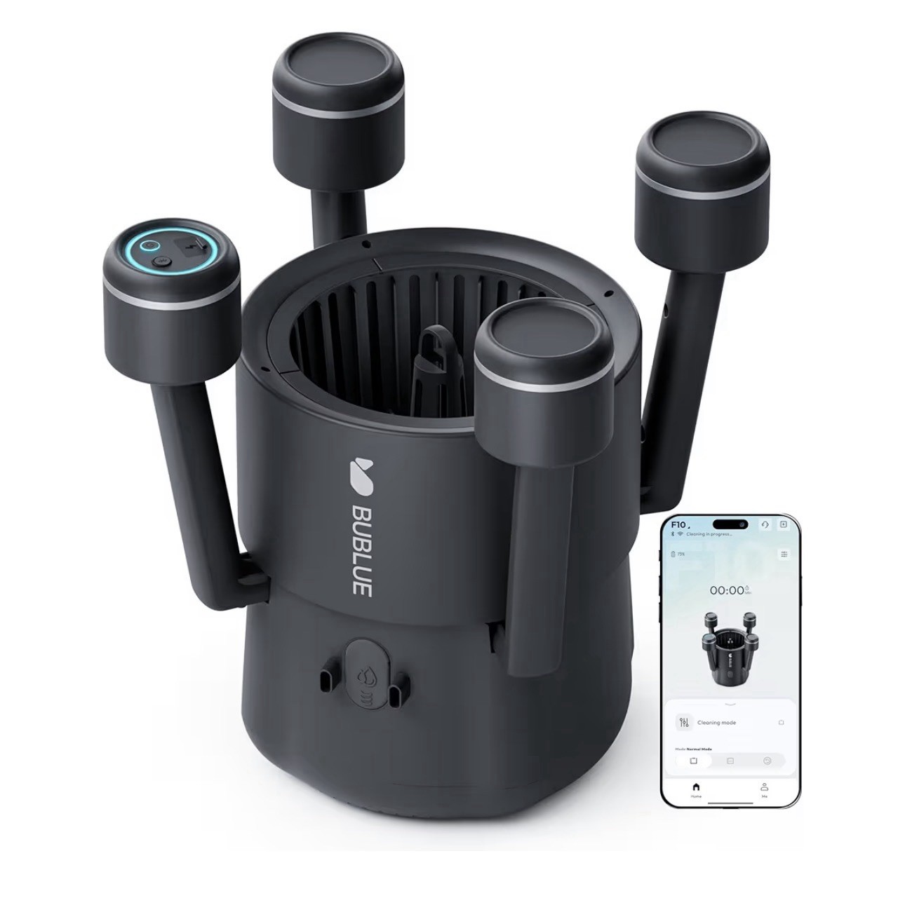 BuVortex V5 Robotic Surface Skimmer Pool Cleaner, App Control, AI Navigation