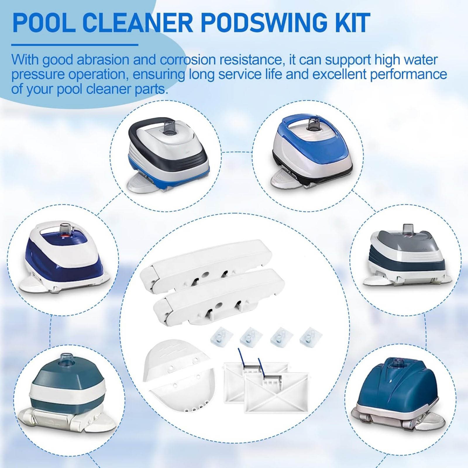New Pool Cleaner Kit Compatible For Hayward Navigator Pool Vac Ultra Pool