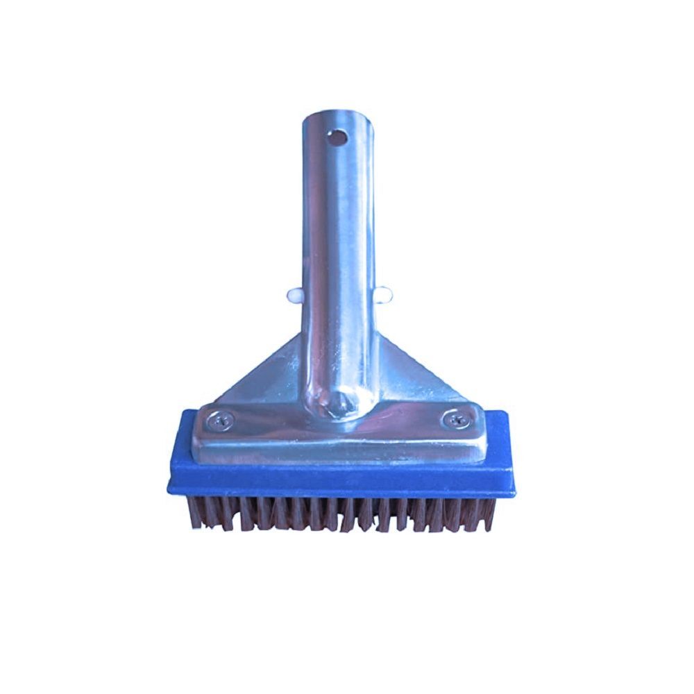 Pooline 5″ Stainless Steel Pool Brush with Aluminum Back and Handle 11020