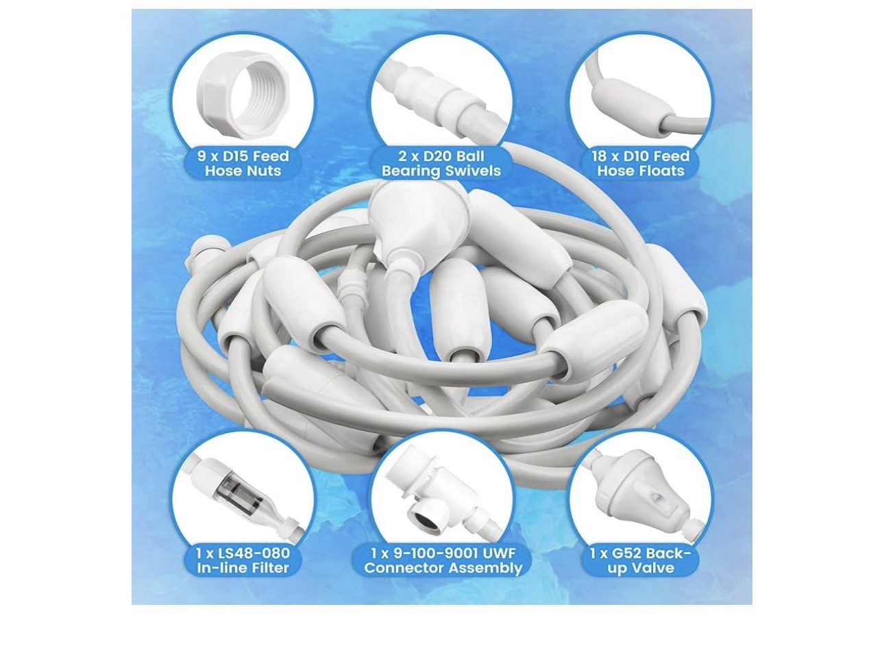 Feed Hose G5 Pool Cleaner Zodiac Polaris 280 380 180 3900 No Compatible 360 Pola