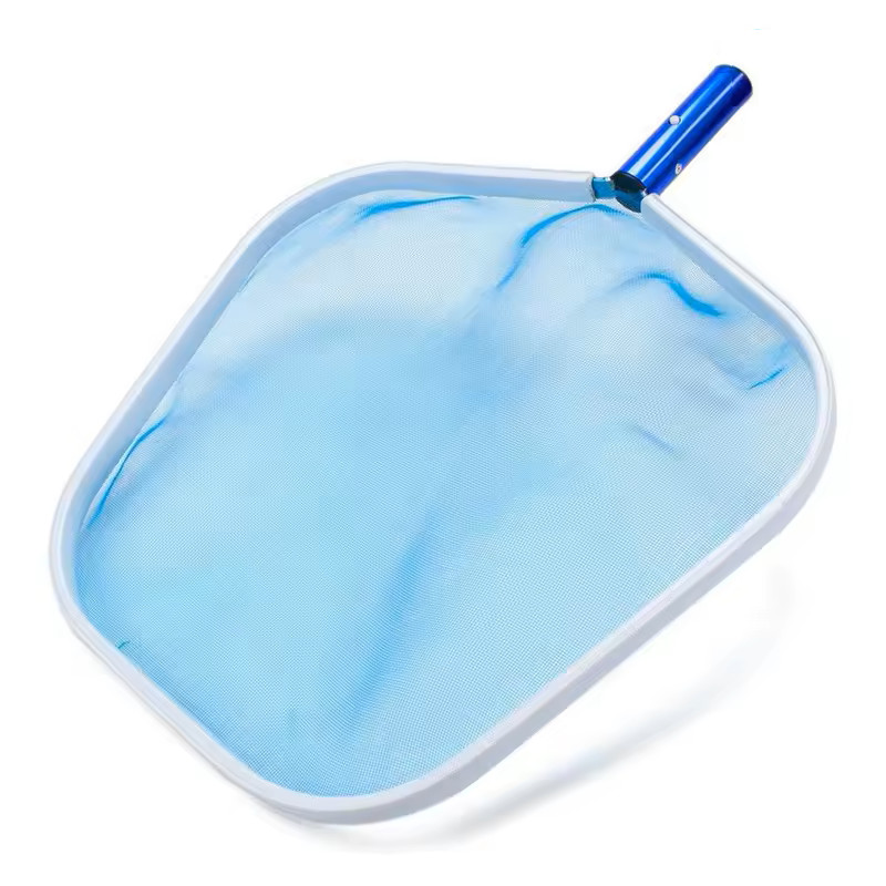 13″ Aluminum Swimming pool leaf skimmer bag rake net – White