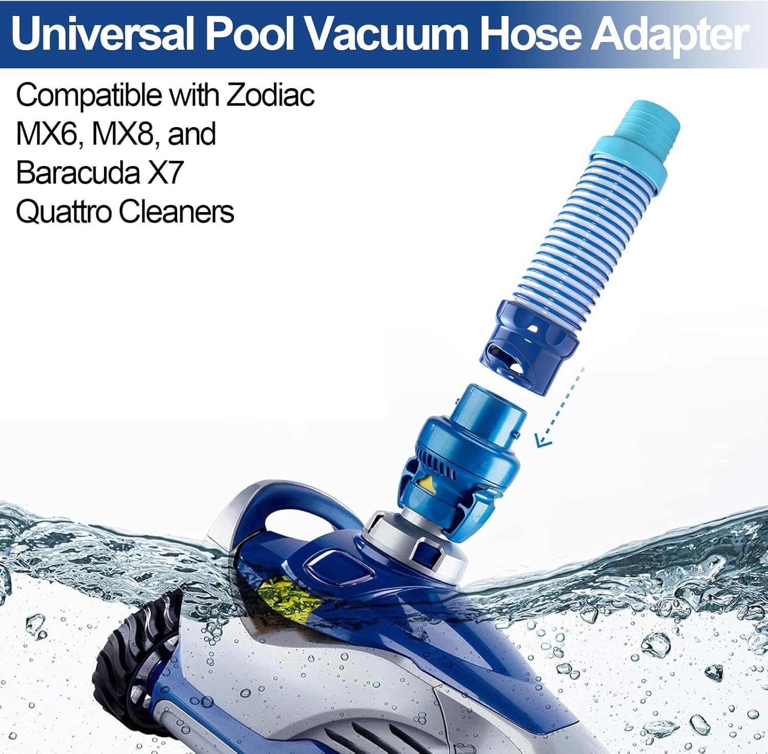 X77094 Pool Vacuum Hose Adapter for Zodiac MX6 MX8 and Baracuda X7 Quattro Po…
