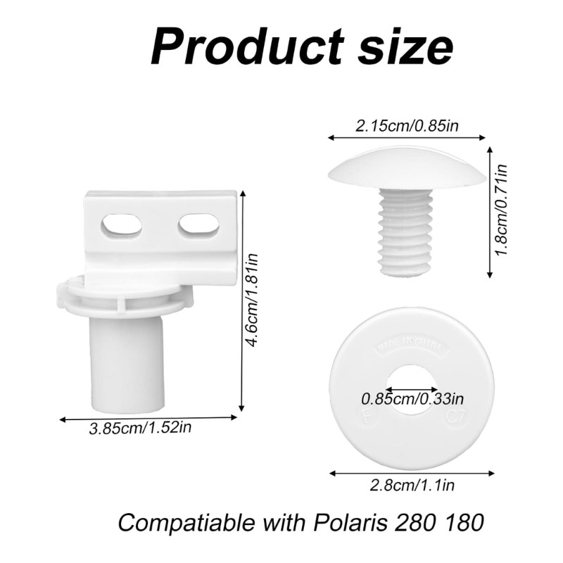 Pool Cleaner Rebuild Screws ABS Plastic Universal Fit Parts