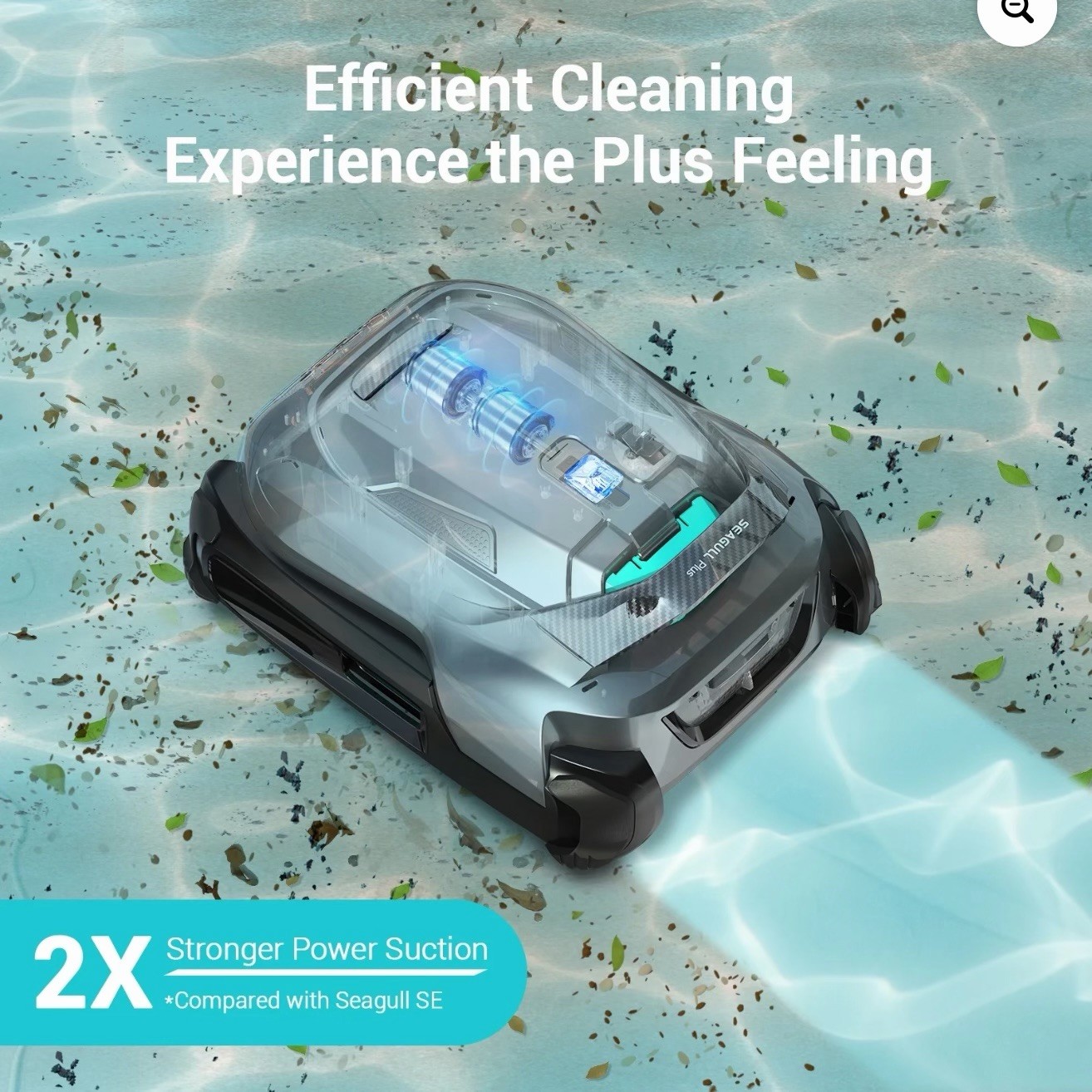 NEW Aiper Seagull Plus for Above Ground Pool Cordless Robotic Pool Cleaner