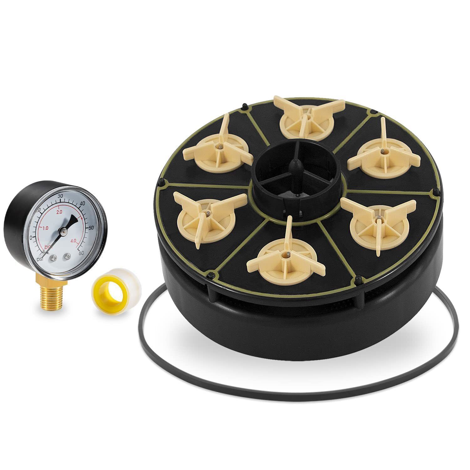 for Paramount Water Valve 6-Port Gear Module + Pressure Gauge 004-302-4408-00