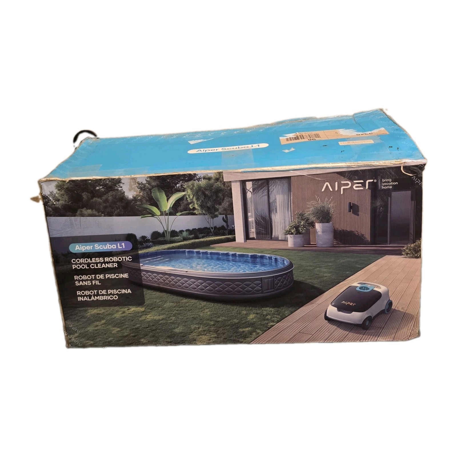 Aiper Scuba L1 Cordless Robotic Pool Cleaner for Above-Ground Pools Read Descrip