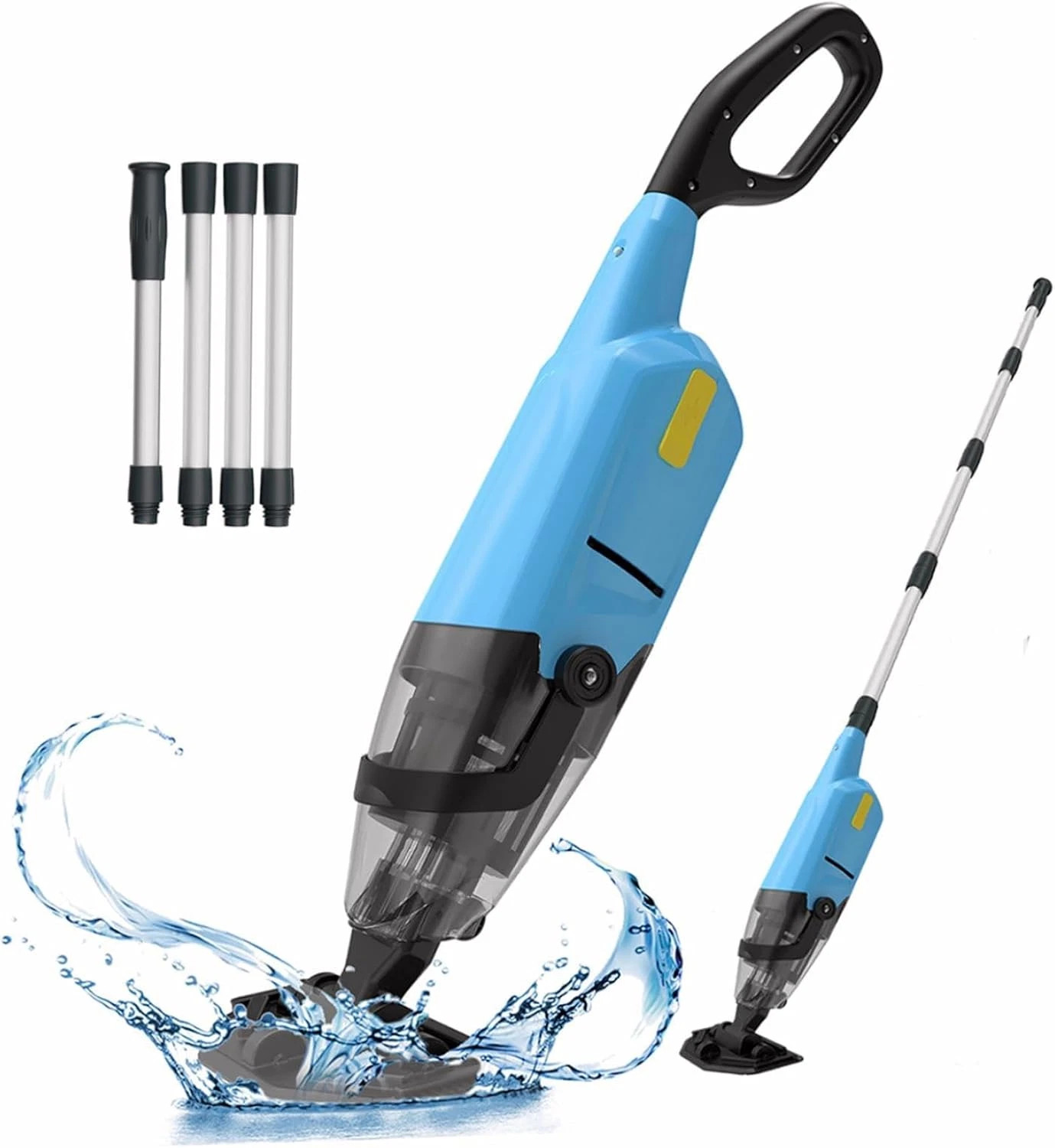 Cordless Pool Vacuum Rechargeable Handheld Pool Cleaner for Above Ground Pool