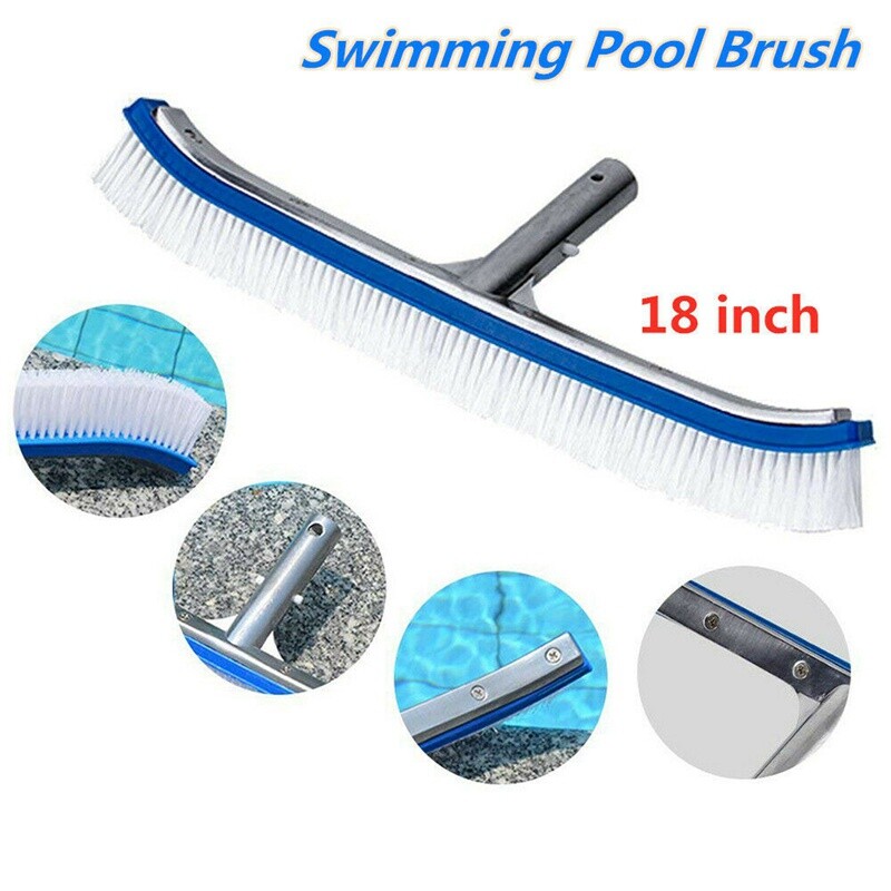 Pool Cleaning Kit – Skimmer Net, Heavy Duty Pool Brush and Aluminum Pole – NEW