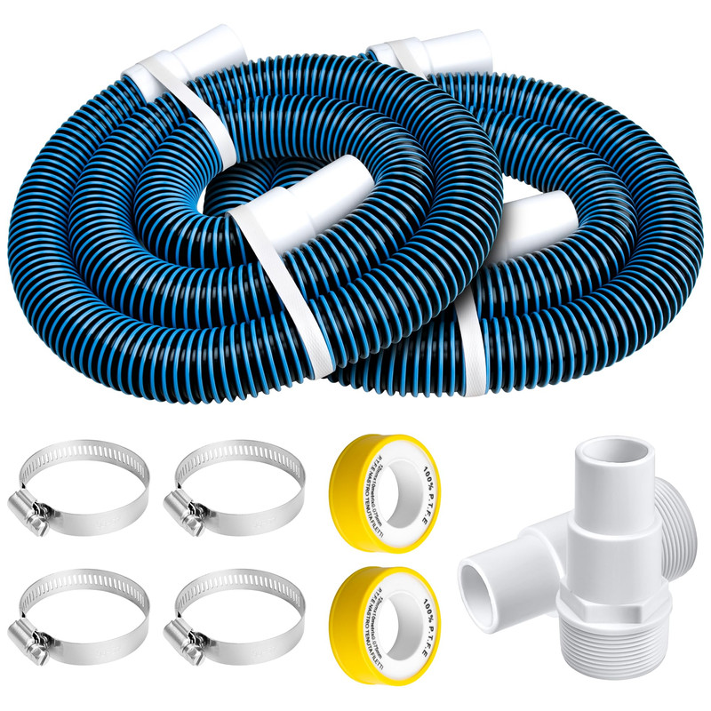 Gypns 6 Ft Above Ground Pool Hoses For Hayward Filter Pump 1-1/2 Pool Pump Hose