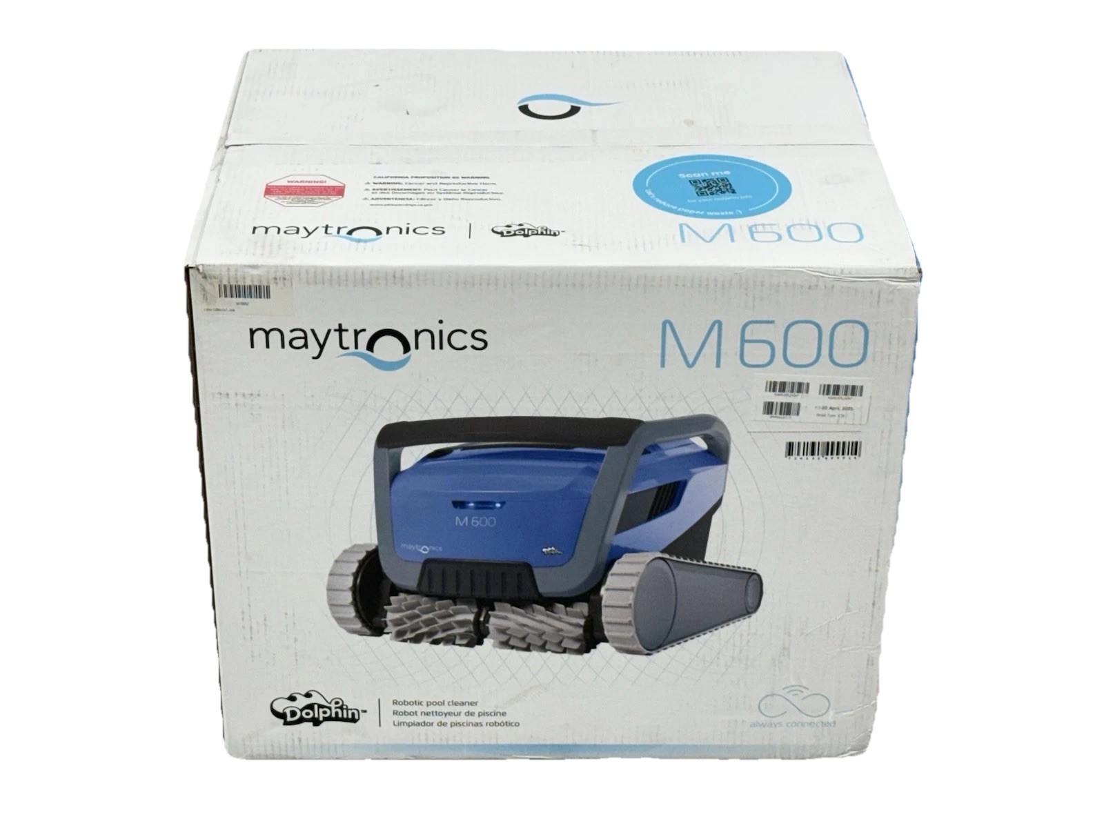 Maytronics Dolphin M600 Wifi Robotic Pool Cleaner Floor Wall Waterline BRAND NEW