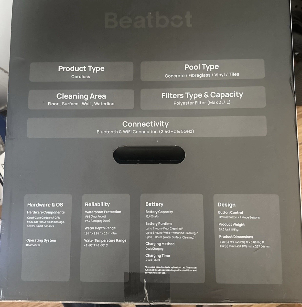 NEW BEATBOT AquaSense 2 Pro A200 PRO 5 IN 1 ROBOTIC POOL CLEANER $2000 MSRP