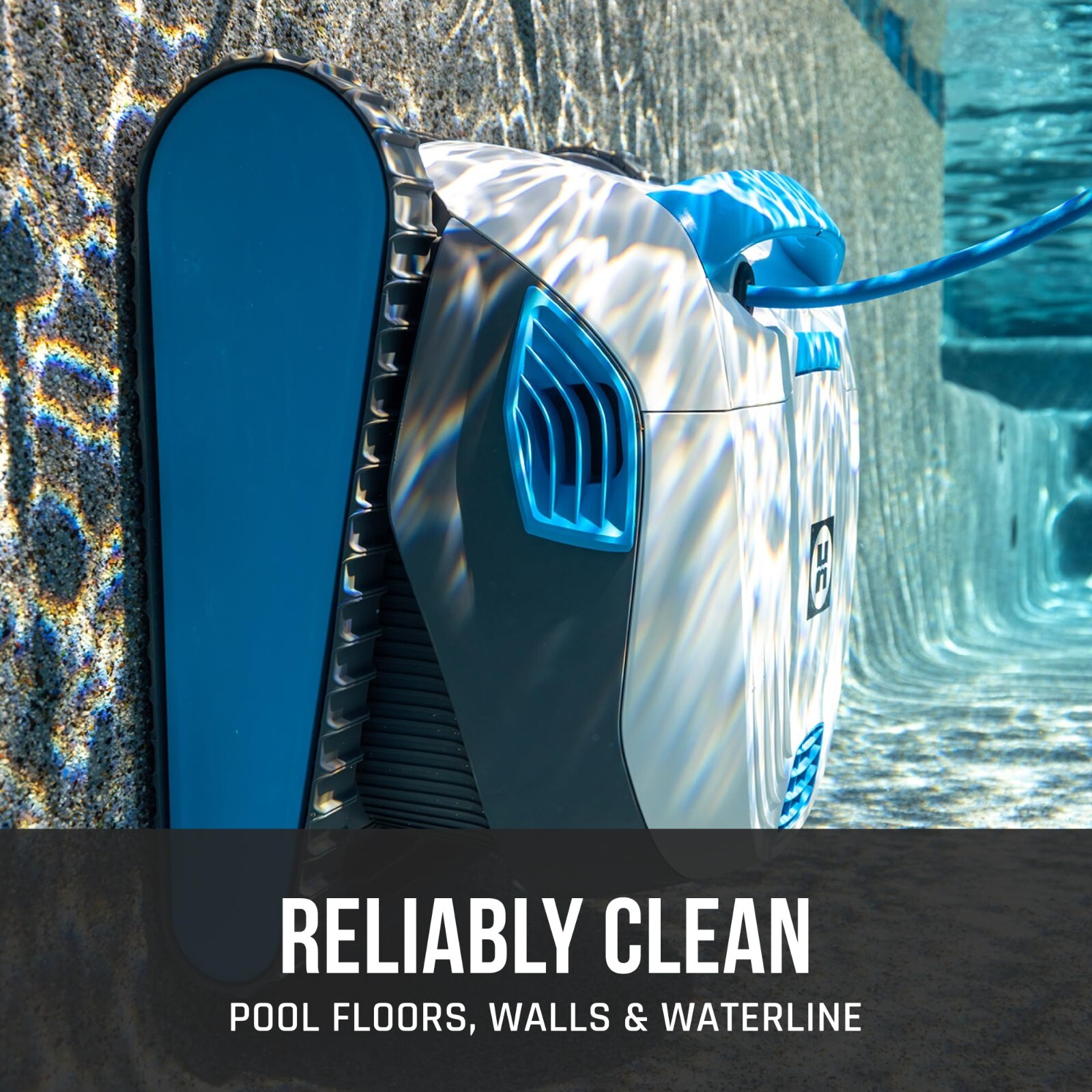 Hayward The Pool Cleaner R130 Robotic Cleaner (2024 New) Dual Scrubbing Brushes,
