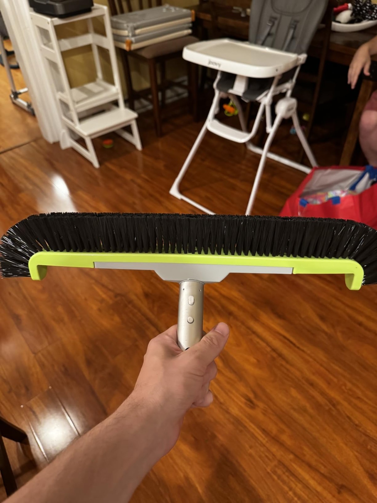 18″ Pool Brush Head for Cleaning Swimming Pool Walls, Curved Ends Scrub Brush