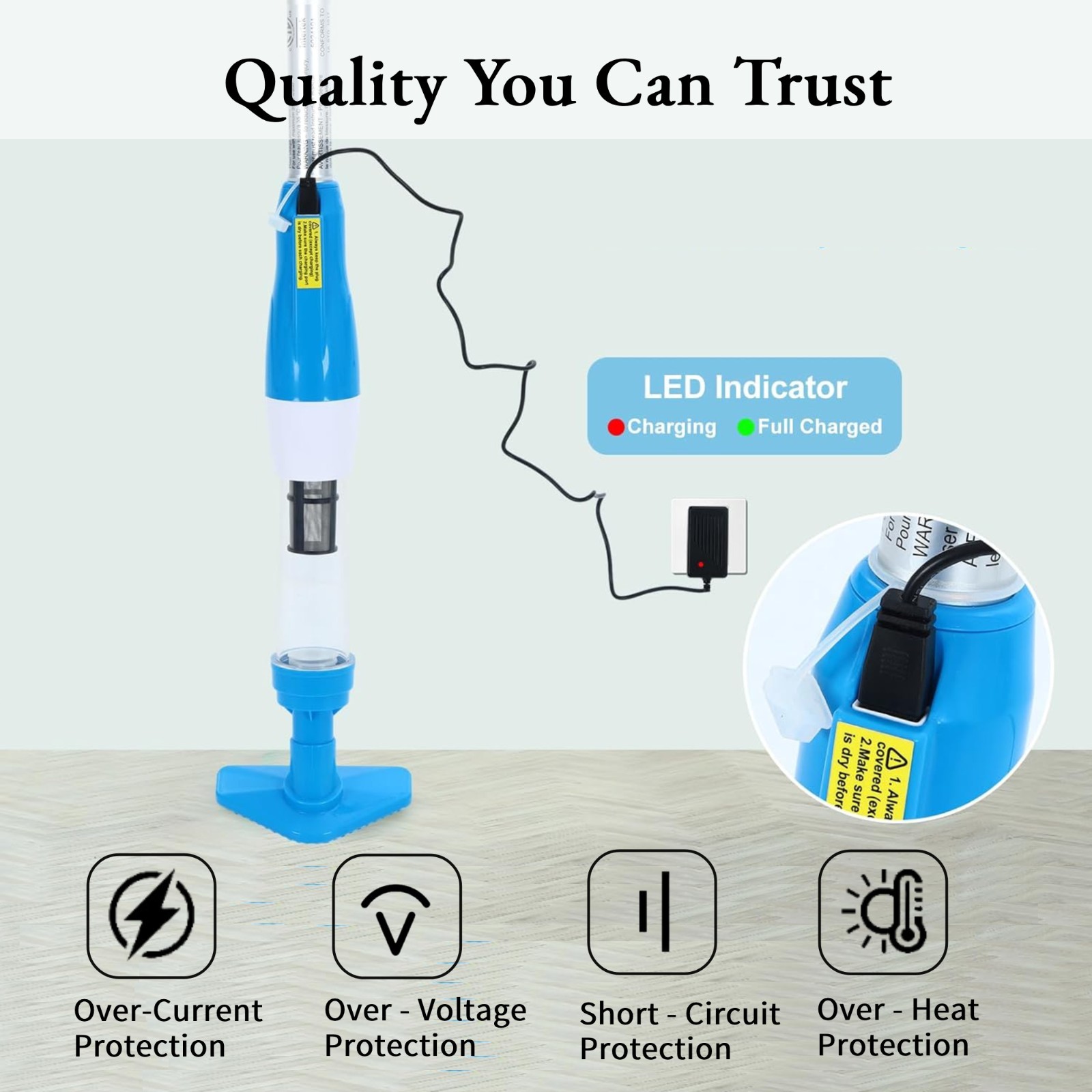 Charger for YSMJ Handheld Pool Vacuum Compatible with Ysmj 1814 1819 2160 2161