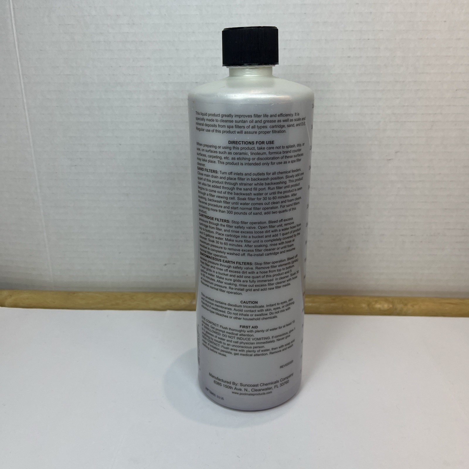Pool Mate 1-2701SPA Pool Filter Cleaner for Pools, 1-Quart, SPA Formula