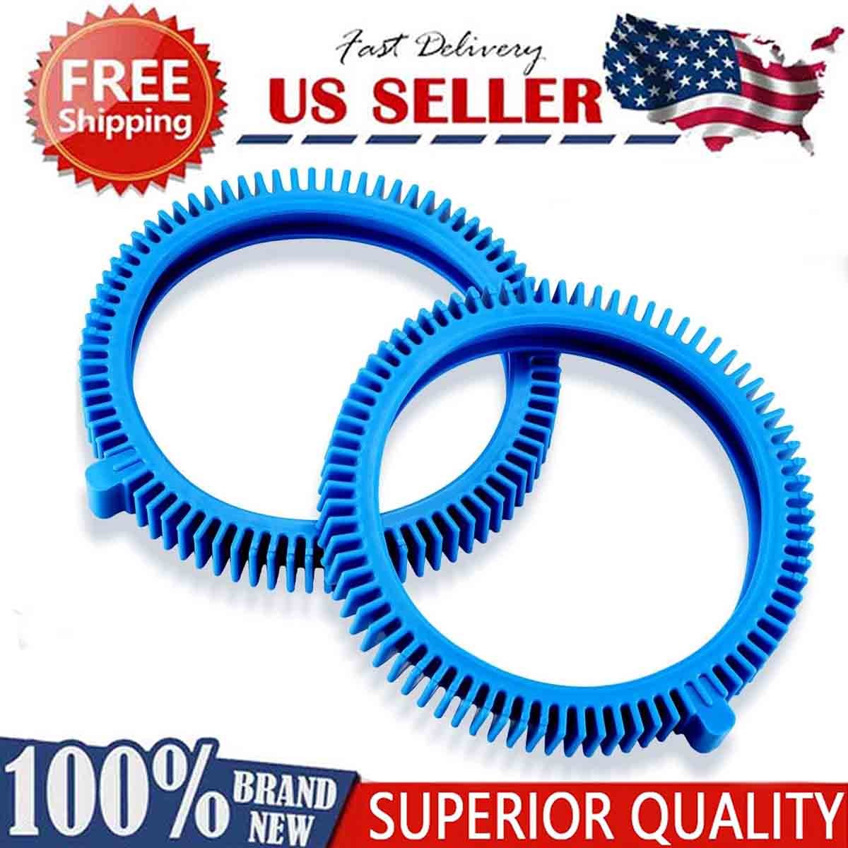 2 Pack 896584000-143 Blue Front Tire Kit with Super Hump, Pool Cleaner Tires