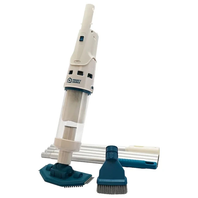 Project Source 6.5-In Rechargeable Handheld Pool Vacuum for Pools & Spas.