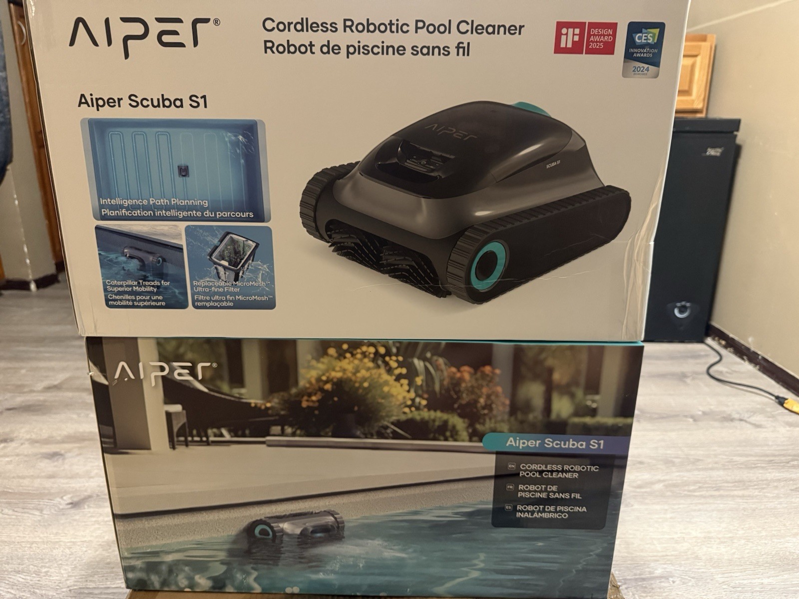 Aiper Scuba S1 Cordless Robotic Pool Cleaner App Compatible 180 Min