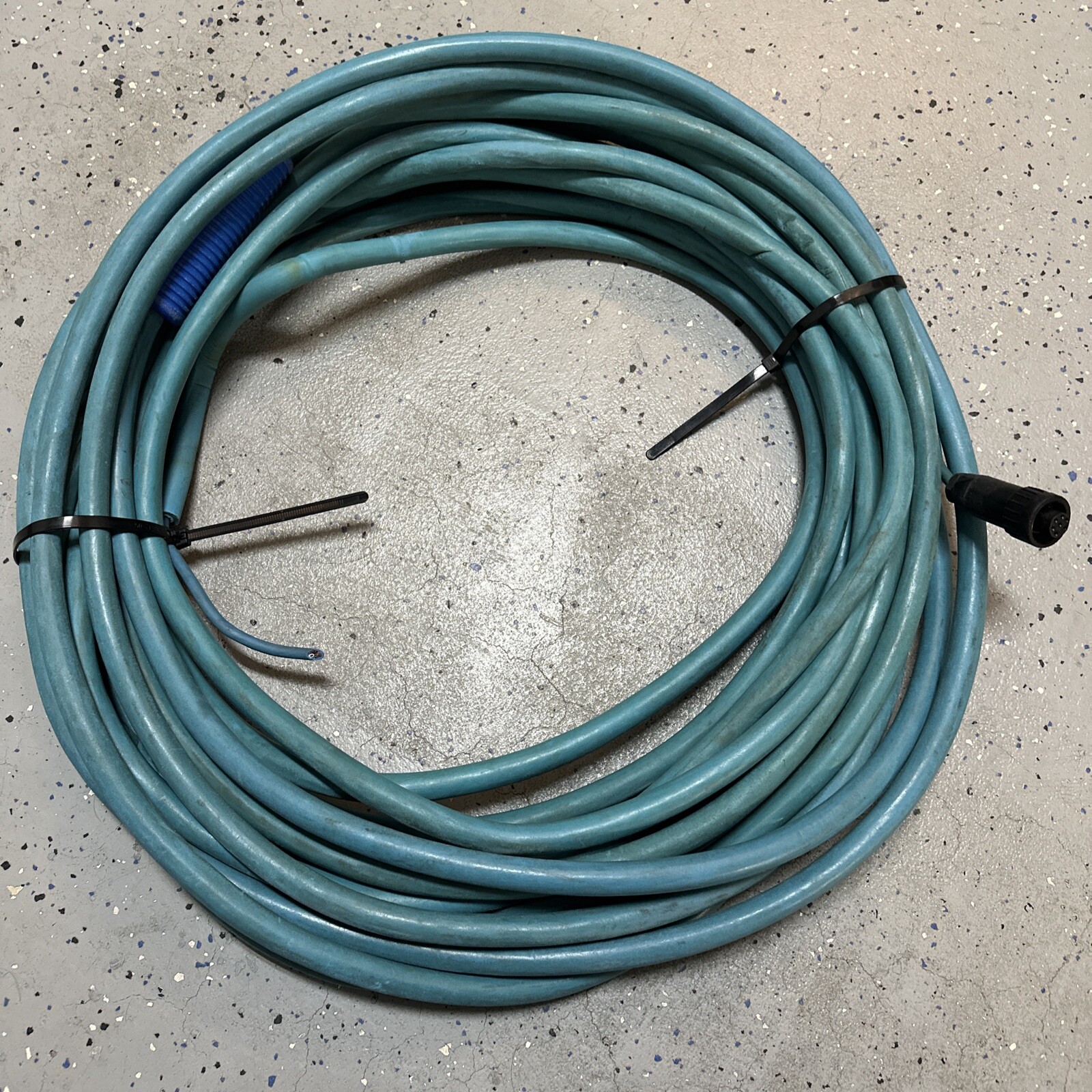 Aqua Products Aquabot 7 Pin Power Supply Cable Floating 75 Foot 5 Wire A16575
