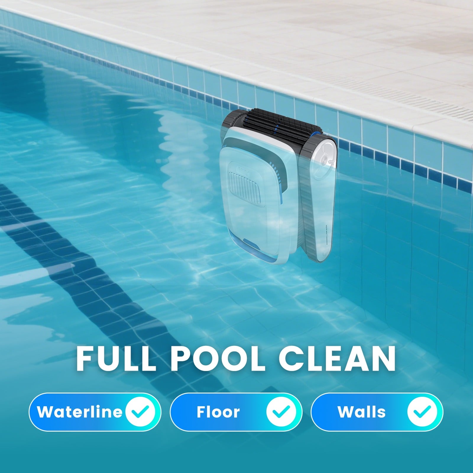AIRROBO PC10+ Cordless Pool Vacuum Wall-Climbing 45000Pa 120Min