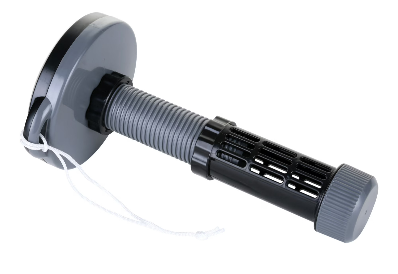 Mainstays ABS Black & Grey 1″ Tablet Dispenser for Spas & Pools Chlorinator