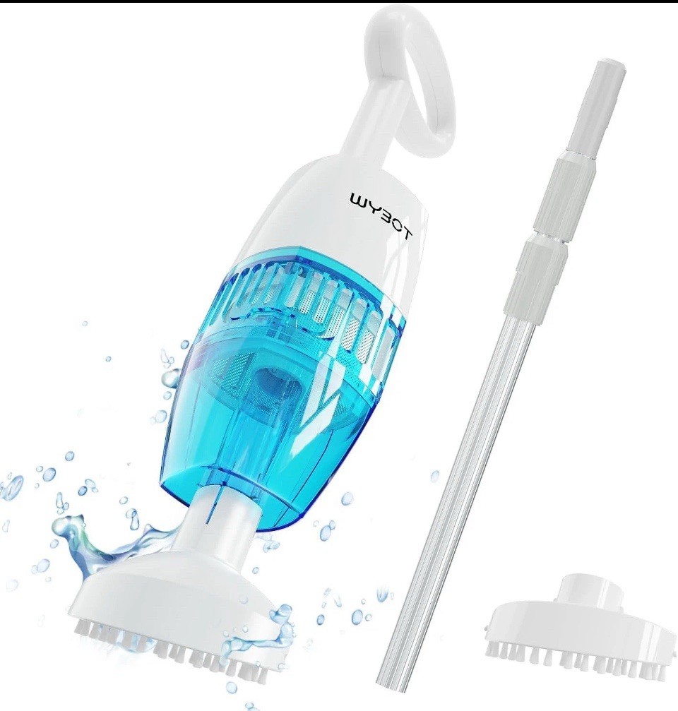WYBOT Handheld Pool Vacuum Cleaner Rechargeable Spa Hot Tub Cleaner NEW