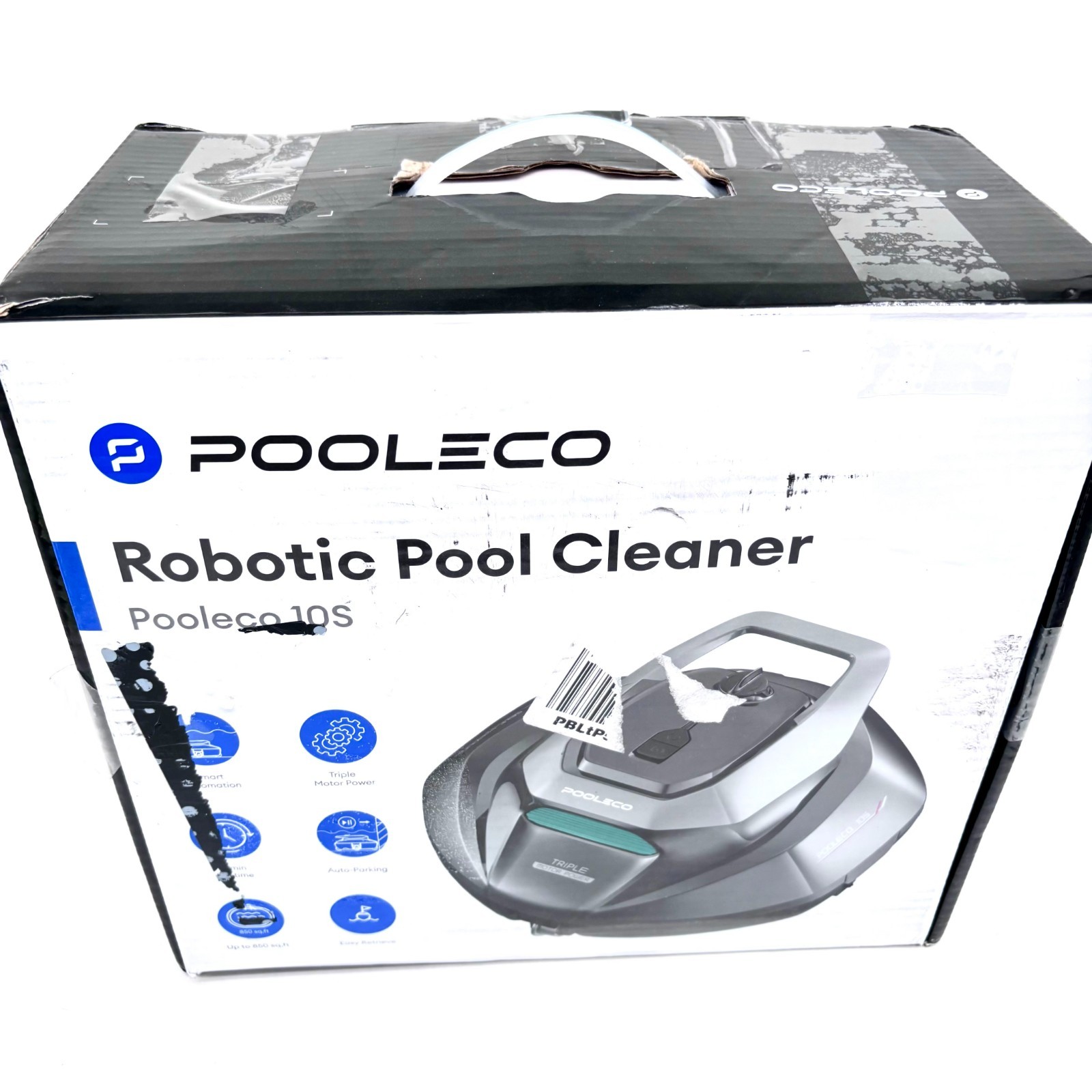 Pooleco Triple Motor Power Robotic Pool Cleaner with Auto Parking Mode Model 10S