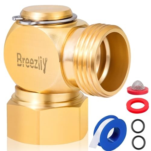 Garden Hose Swivel elbow Connector 90 Degree Solid Brass Pipe 1PC