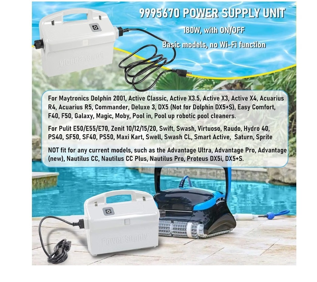 Maytronics Dolphin 9995670 Power Supply 180W DC 29V Diagnostic On/Off