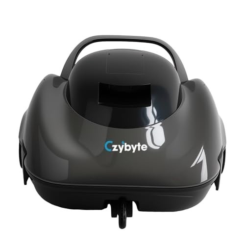 Cordless Robotic Pool Cleaner 18.5 GPM 120 Min Runtime 2.5L Basket Self-Parking