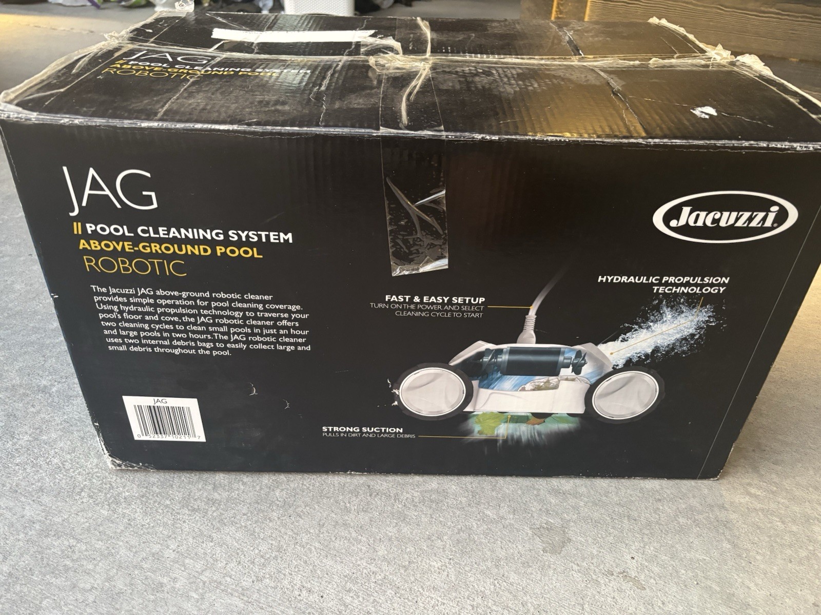 Jacuzzi Jag Robotic Pool Cleaner for Above-Ground Pools
