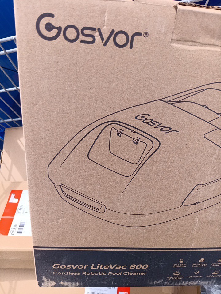 Gosvor LiteVac 800 PRX1S Portable Cordless Robotic Automatic Pool Cleaner NIB
