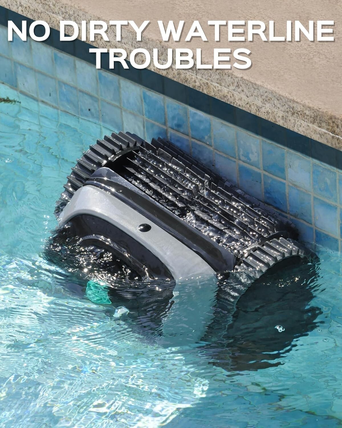 WYBOT C1 Pool Robot Vacuum, Smart APP Support, Auto Wall & Waterline Cleaning