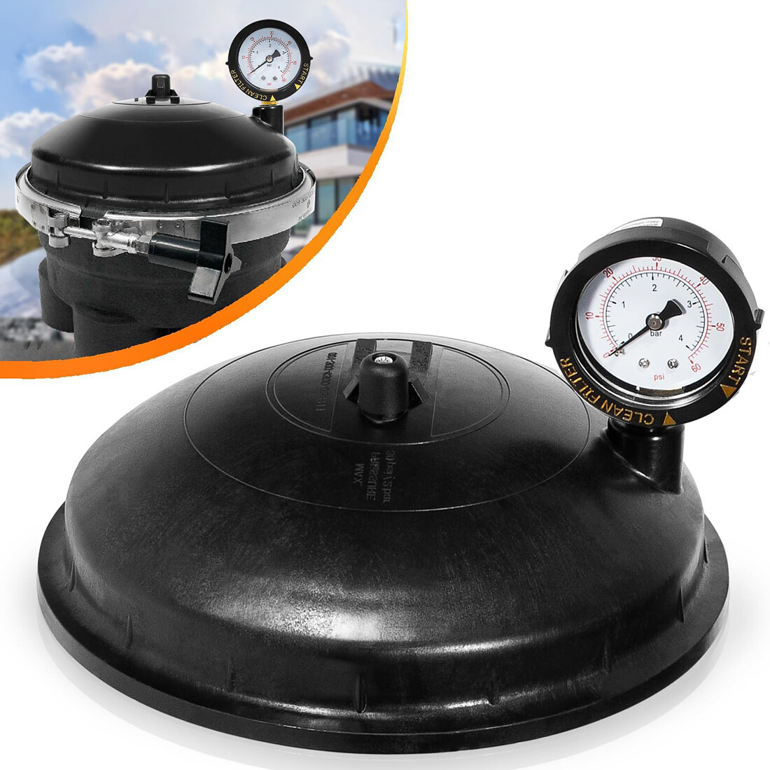 for 005-302-4300-03 Paramount Water Valve Top with Pressure Gauge 005302430060