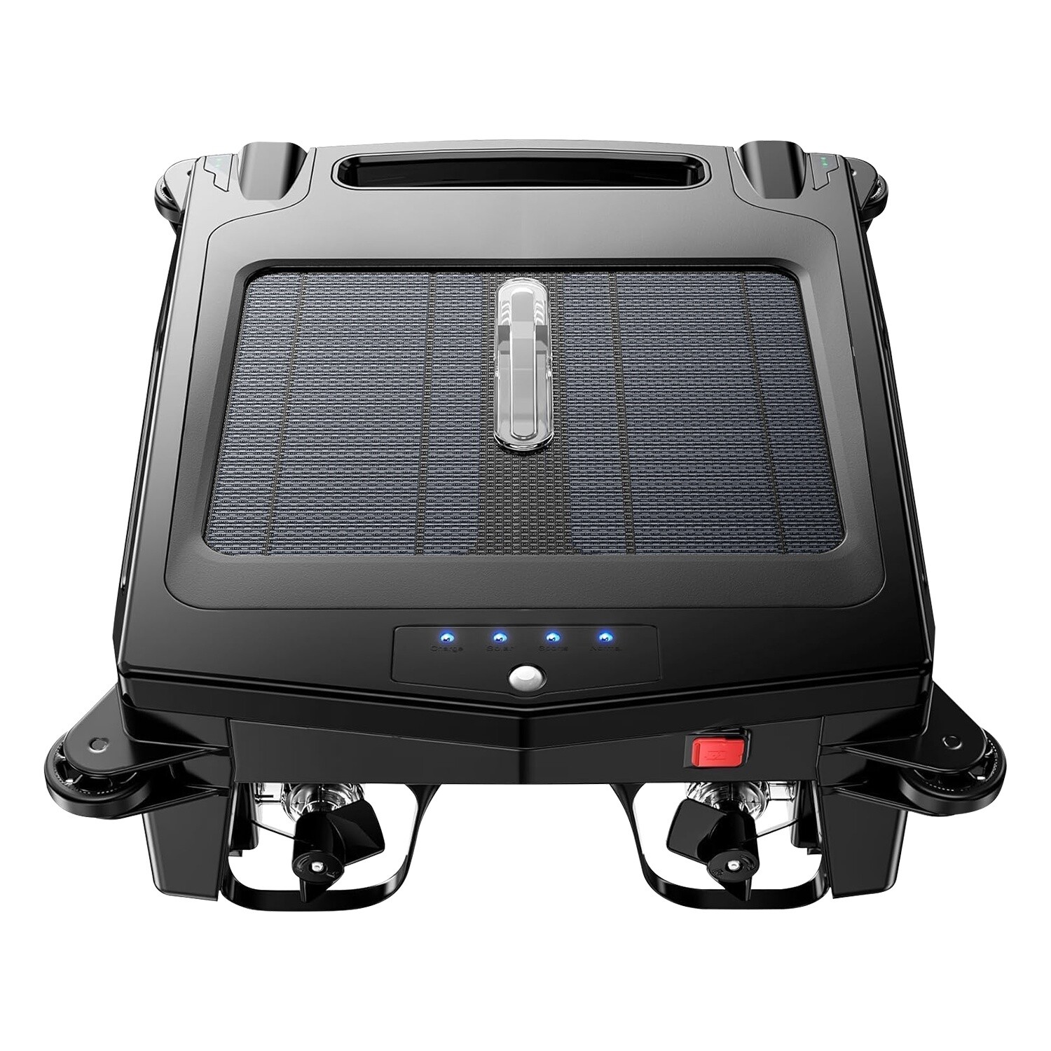 Auto Solar Powered Pool Skimmer in Stylish Design w/ 2 Cleaning Mode&APP Control
