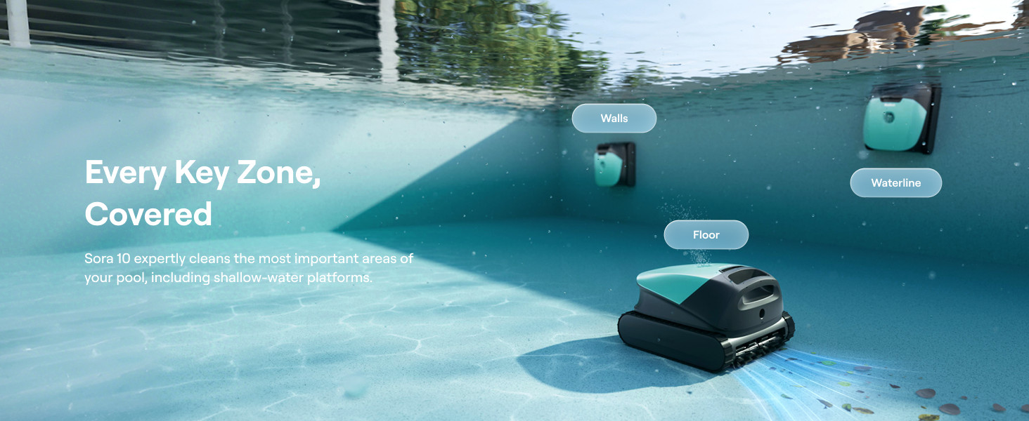 (2026 New) Beatbot Sora 10 Cordless Pool Vacuum Robot