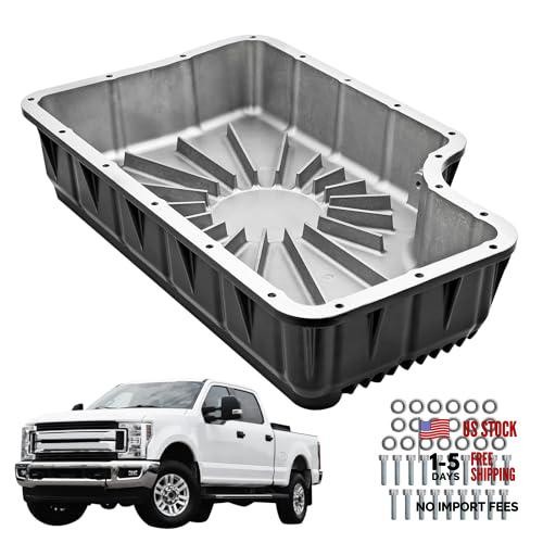 328052020 Heavy Duty 6R140 Transmission Deep Pan() Compatible with Ford Black