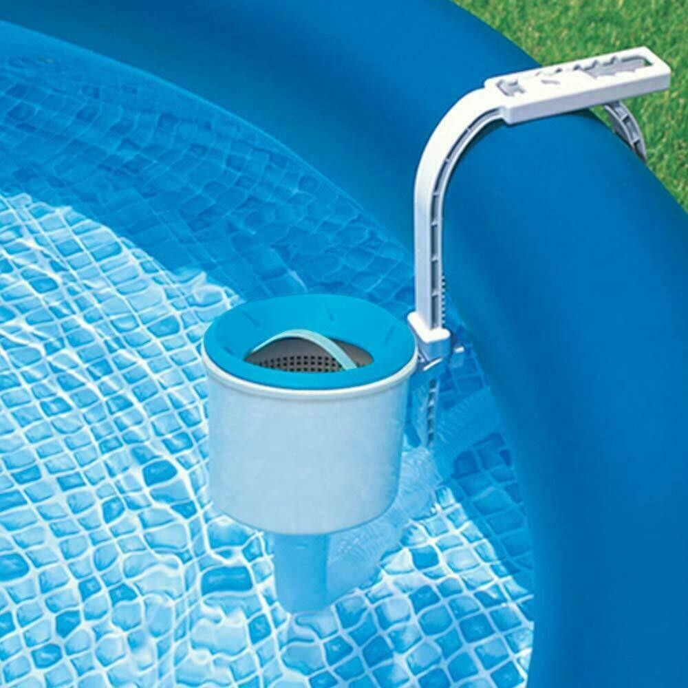 Intex Swimming Pool Deluxe Surface Skimmer Wall Mount Basket Above Ground Debris