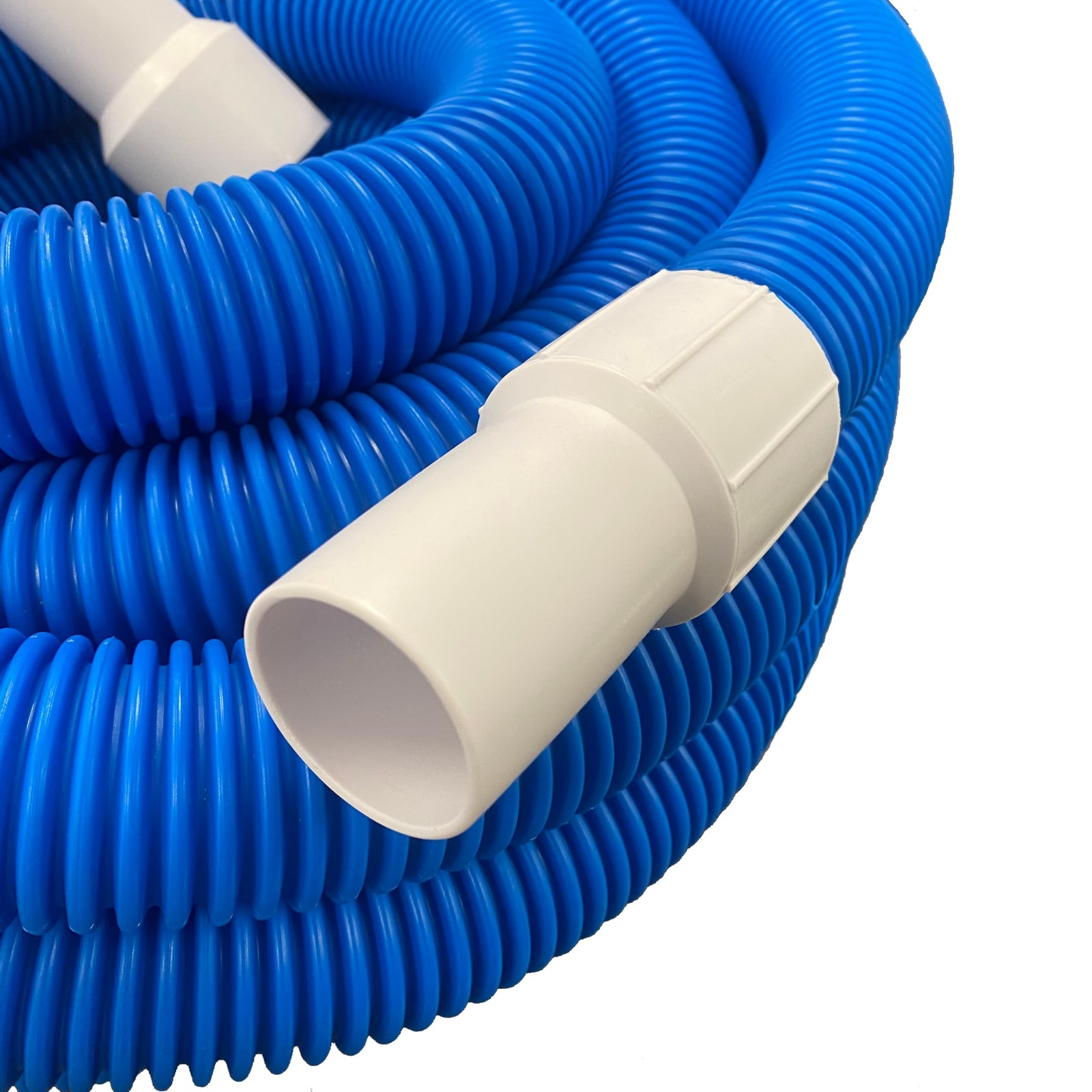 Poolzilla 1.5″x30′ Spiral Wound EVA Pool Vacuum Hose w/ Swivel Cuff