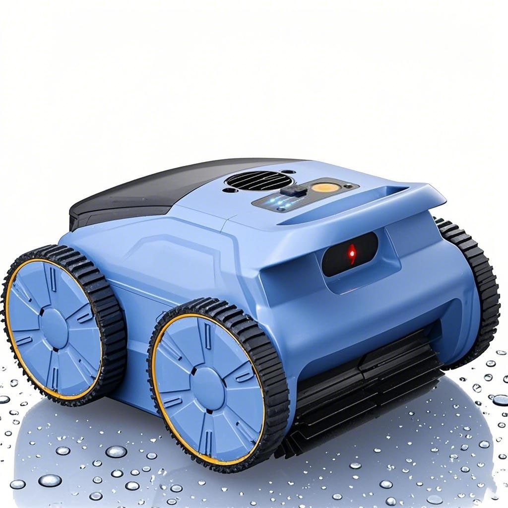 Robotic Pool Cleaner for Inground Pools Cordless Floor/Wall/Waterline Cleaning