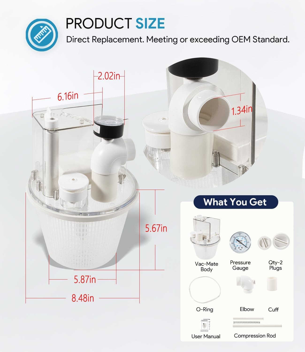 R211100 Vac-Mate Pool Cleaner Dispenser Box for Certikin, Filtrite, PoolRite
