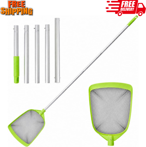 Pool Skimmer Net with 72 Inch Rake and Pole for Cleaning