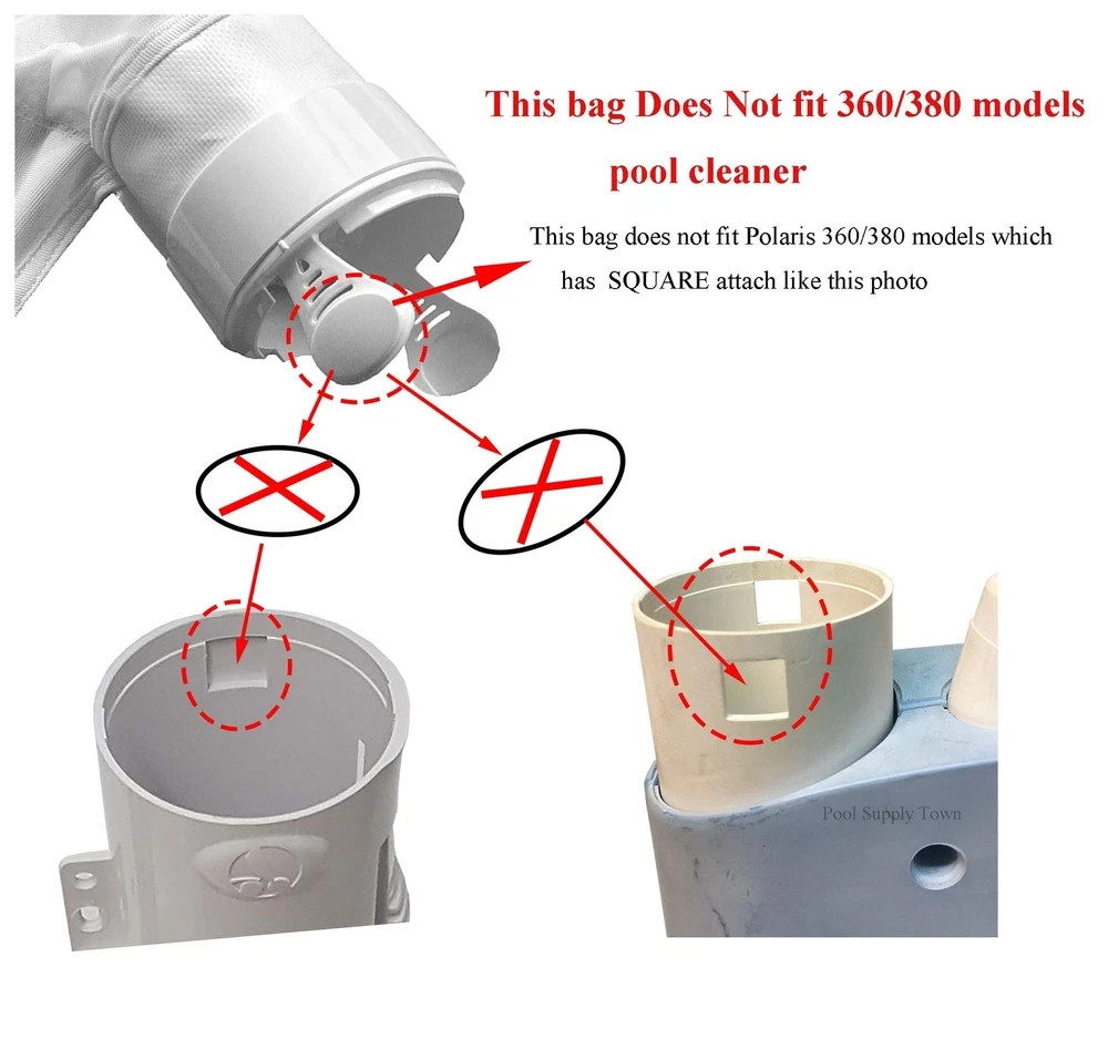 Pool Cleaner Sand and Silt Bag K14 Fits for Polaris 280/480 Pool Cleaner K14