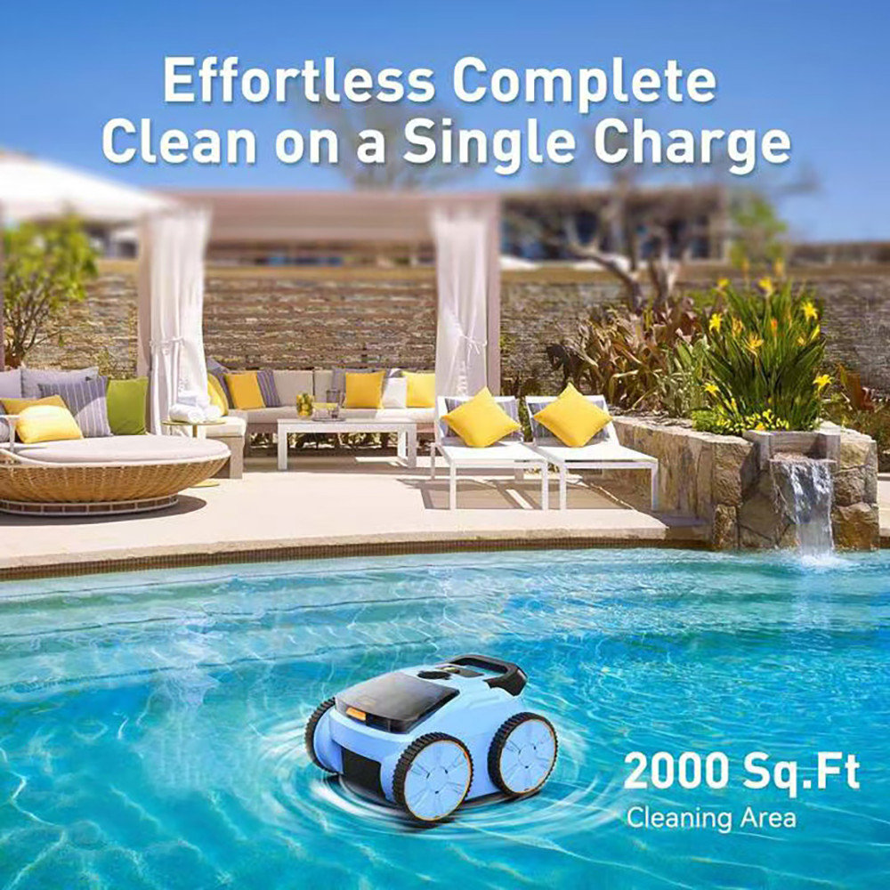 Seauto SAT 20 Robotic Pool Vacuum up to 180 Mins Run Time up to 2000 sq.ft