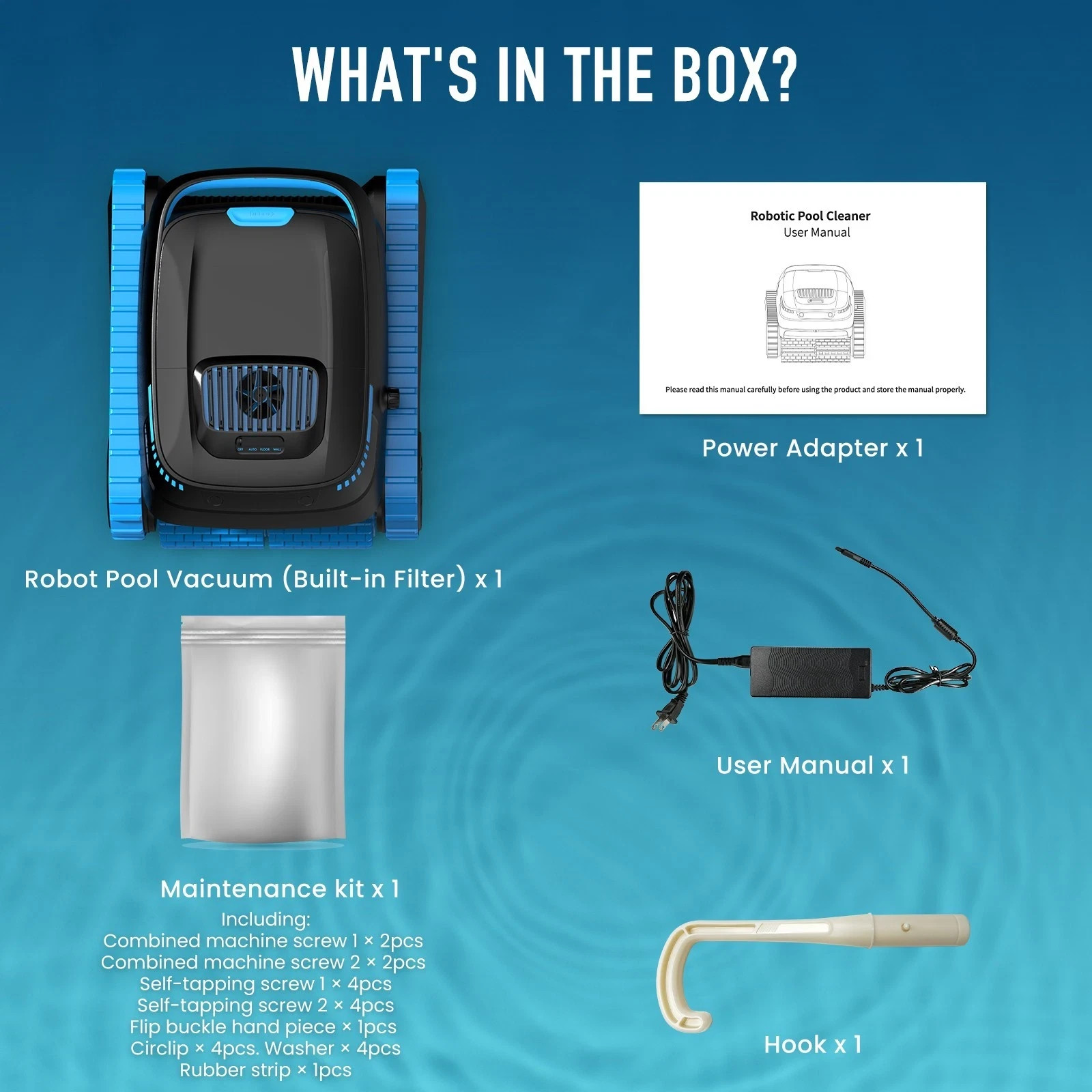 AIRROBO CP40 Vacuum Pool Waterline Robot Automatic for Floor Walls Cleaner APP