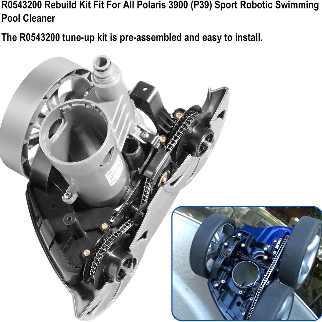 R0543200 Tune Up Rebuild Parts Kit For Polaris 3900 Sport Swimming Pool Cleaner